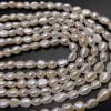 Каменные бусины, Жемчуг, фриформы, 6-7 мм, длина нити 38 см