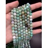 Каменные бусины, Хризопраз, люкс, шарик огранка, 8 мм, длина нити 19 см