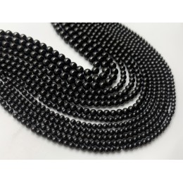 Каменные бусины, Шпинель, шарик гладкий, 3 мм, длина нити 38 см