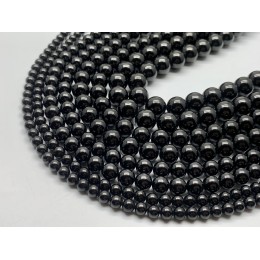 Каменные бусины, Шпинель, шарик гладкий, 10 мм, длина нити 38 см