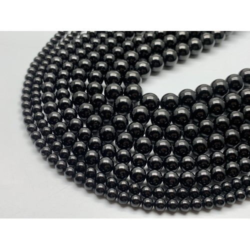 Каменные бусины, Шпинель, шарик гладкий, 10 мм, длина нити 38 см