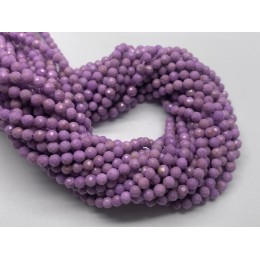 Каменные бусины, Фосфосидерит, шарик, ювелирная огранка, 4 мм, длина нити 38 см