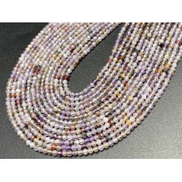 Каменные бусины, Ауралит, шарик огранка, 2 мм, длина нити 38 см