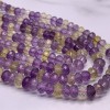 Каменные бусины, Аметрин, огранка, рондель, 6x4 мм, длина нити 38 см