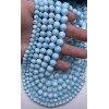 Каменные бусины, Гемиморфит люкс, шарик гладкий 6 мм, нить 38 см