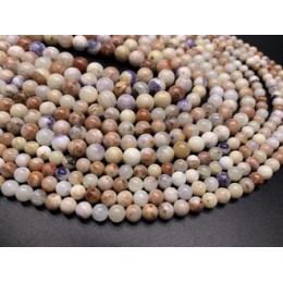 Каменные бусины, Опал Морадо, шарик гладкий, 8 мм, длина нити 38 см