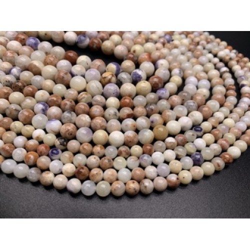 Каменные бусины, Опал Морадо, шарик гладкий, 10 мм, длина нити 38 см