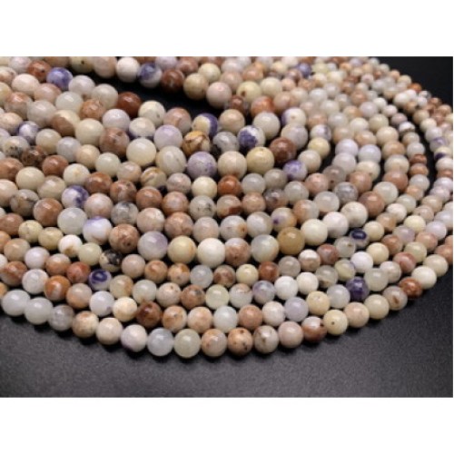 Каменные бусины, Опал Морадо, шарик гладкий, 10 мм, длина нити 19 см