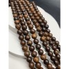 Деревянные бусины, тёмно-коричневый, шарик, 9,8-10 мм, длина нити 38 см