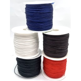 Шнур для плетения браслетов, синий, толщина 0,8 мм, 50 м/катушка, цена за 1 шт