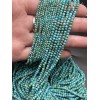 Каменные бусины, Бирюза стабилизированная, шарик гладкий, 2 мм, длина нити 38 см