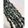 Каменные бусины, Серафинит, Клинохлор, фриформы, размер 11х9 мм, длина нити 38 см
