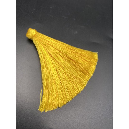 Кисточка, жёлтого цвета, 66 мм, цена за штуку