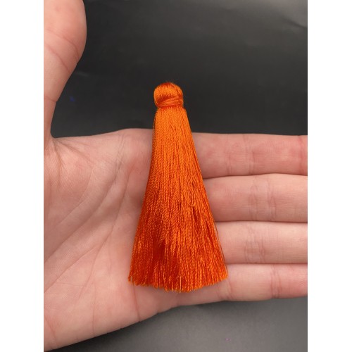 Кисточка, апельсинового цвета, 66 мм, цена за штуку