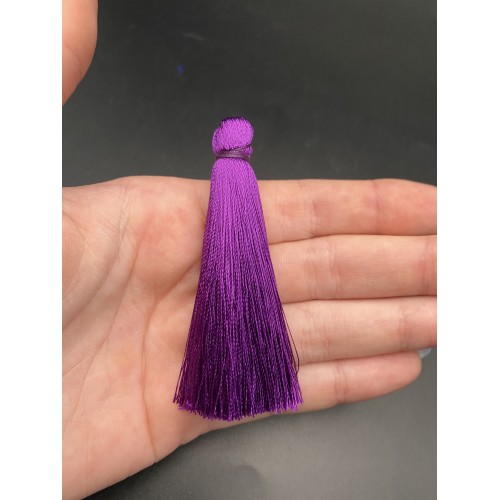 Кисточка, тёмно-фиолетового цвета, 66 мм, цена за штуку