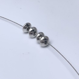 Разделитель, плоский, модель SS 925, родированное, размер 5 мм, цена за 10 шт.