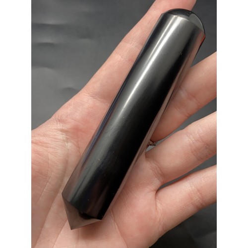 Скребок "Палочка" для точечного массажа Гуаша, из Шунгита, с заострённым концом, 101х21 мм