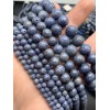 Каменные бусины, Коралл акори, голубой, шарик гладкий, 10 мм, длина нити 38 см
