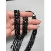 Каменные бусины, Шпинель, кубик, огранка, 4х4 мм, длина нити 38 см