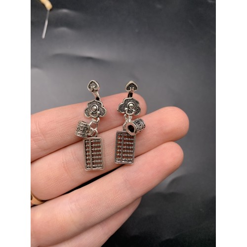 Подвеска "Молитвенная доска" из тайского серебра 925 пробы, 30х8 мм