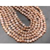 Каменные бусины, Жемчуг, бежевый, фриформы, 5-6 мм, длина нити 35-36 см