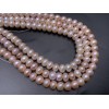 Каменные бусины, Жемчуг, розовый, 7-8 мм, длина нити 38 см