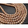Каменные бусины, Жемчуг, бежевый, 7 мм, длина нити 38-39 см