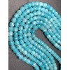 Каменные бусины, Амазонит, кубик огранка, 7,5х7,5 мм, длина нити 19 см