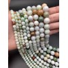 Каменные бусины, Нефрит Микс, шарик гладкий, 6 мм, длина нити 38 см