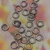 Колечки соединительные, разъёмные, латунь, цвет родий, 3,8 мм, цена за 1 грамм (27 шт.)