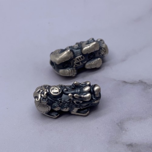 Пияо №42, Серебро, 19,5х8 мм, цена за 1 шт