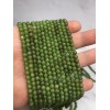 Каменные бусины, Нефрит, канадский, ЛЮКС, 4 мм, шарик гладкий, длина нити 38 см