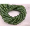 Каменные бусины, Нефрит, Люкс, бублик, 3х6 мм, длина нити 38 см