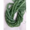 Каменные бусины, Нефрит, Люкс, бублик, 4х6 мм, длина нити 38 см