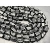 Каменные бусины, Турмалин, чёрный, Шерл, не обработанный, фриформы, 9-11 мм, длина нити 38 см