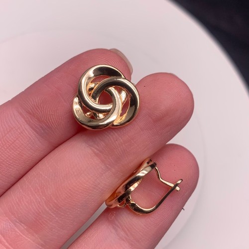 Швензы, латунь, цвет золото, размер 16х10 мм