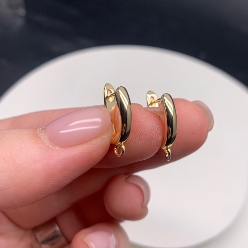 Швензы, латунь, цвет золото, размер 17х14 мм