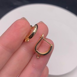 Швензы, латунь, цвет золото, размер 17х14 мм