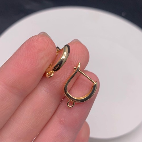 Швензы, латунь, цвет золото, размер 17х14 мм