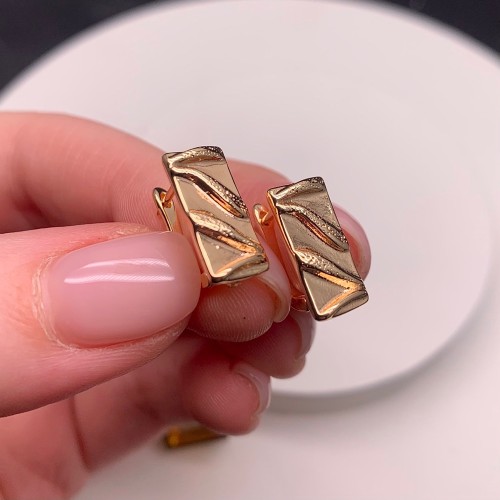 Швензы, латунь, цвет золото, размер 16х12 мм 17807