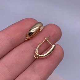 Швензы, латунь, цвет золото, размер 18х11 мм