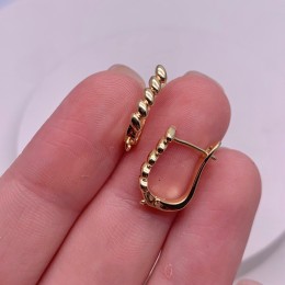 Швензы, латунь, цвет золото, размер 18х11 мм 17843