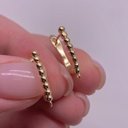 Швензы, латунь, цвет золото, размер 18х12 мм 17855