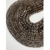 Каменные бусины, Раухтопаз, Дымчатый Кварц, шарик огранка, 2 мм, длина нити 38 см