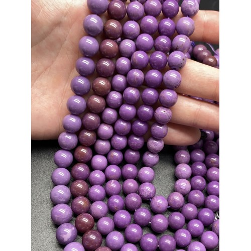 Каменные бусины, Фосфосидерит, шарик гладкий, 9 мм, длина нити 38 см