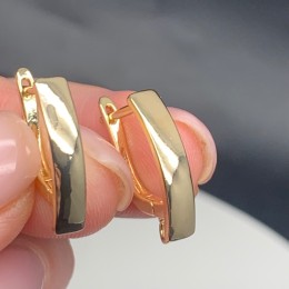 Швензы, латунь, цвет золото, размер 18х12 мм 17857