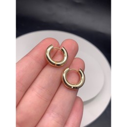 Швензы, конго, круглые, латунь, цвет золото, размер 18х4 мм