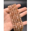 Каменные бусины, Солнечный камень (олигоклаз) рондель огранка, 8х5 мм, длина нити 38 см