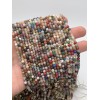 Каменные бусины, Весенний микс, шарик огранка, 4 мм, длина нити 38 см
