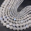 Каменные бусины, Лунный камень, адуляр, люкс, качество 4А, шарик, гладкий, 12 мм, длина нити 38 см